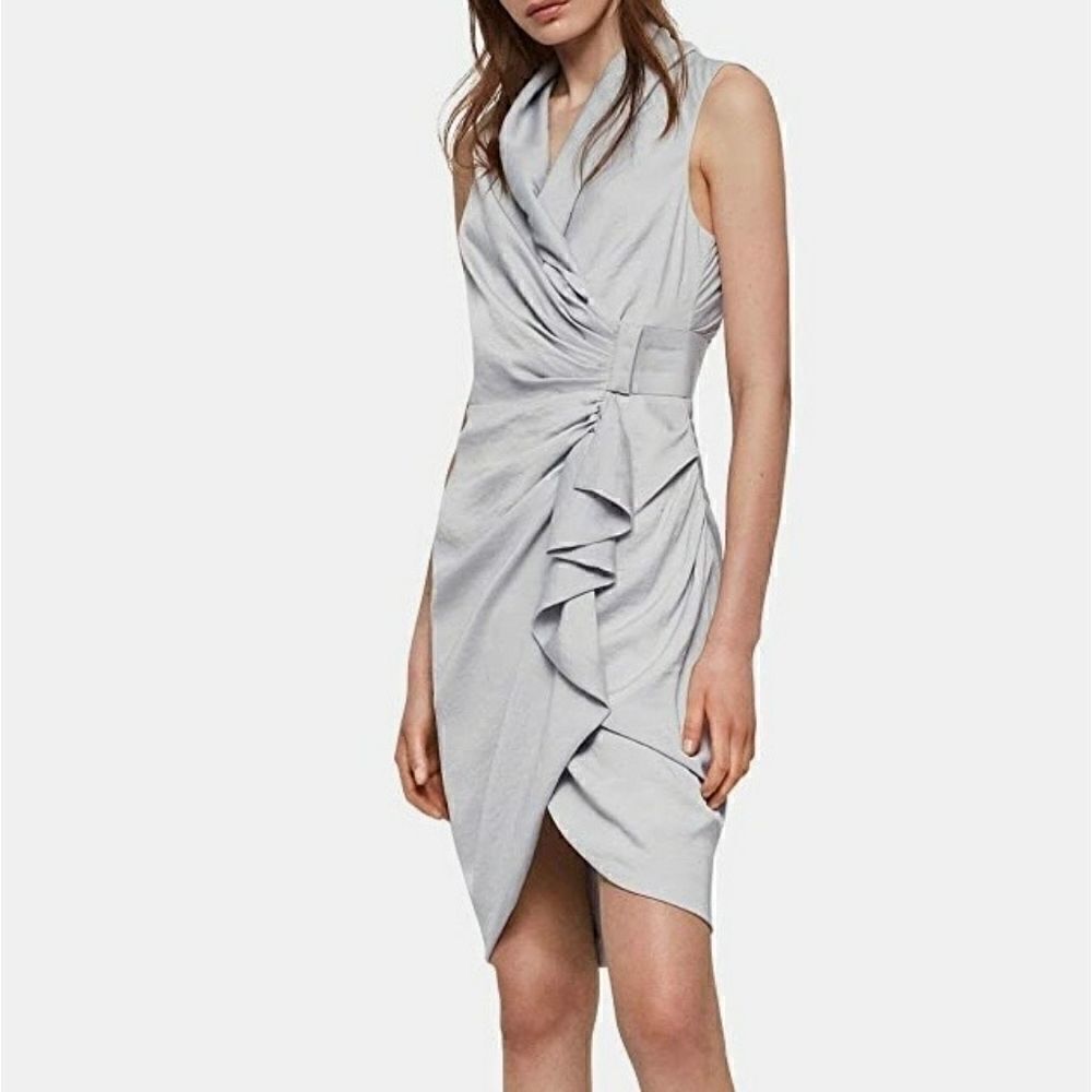 AllSaints "Cancity"  dress-light silver. Perfect for a night out!